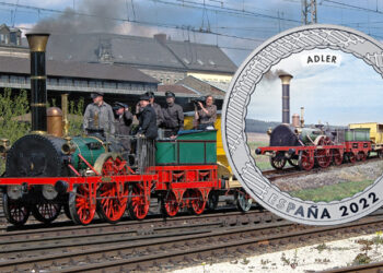II Serie de “Historia del Ferrocarril” acuñada por la FNMT: siguen las cuproníquel a colorines
